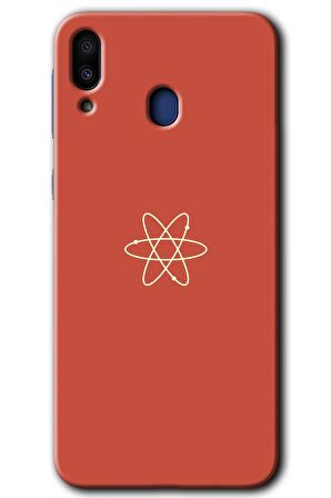 Galaxy M10 Kılıf HD Desen Baskılı Arka Kapak - Atom 