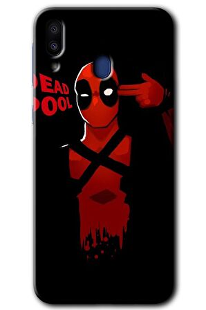 Galaxy M10 Kılıf HD Desen Baskılı Arka Kapak - DeadPool 4 