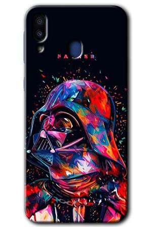 Galaxy M10 Kılıf HD Desen Baskılı Arka Kapak - Father Vader 