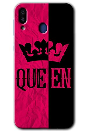 Galaxy M10s Kılıf HD Desen Baskılı Arka Kapak - Queen 