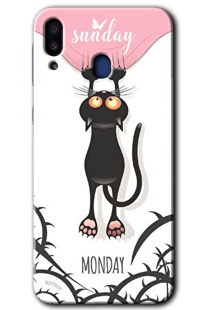 Galaxy M10s Kılıf HD Desen Baskılı Arka Kapak - Dark Sunday 