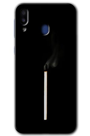 Galaxy M10s Kılıf HD Desen Baskılı Arka Kapak - Sönmüş Kibrit 