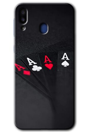 Galaxy M10s Kılıf HD Desen Baskılı Arka Kapak - Full As 