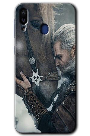 Galaxy M20 Kılıf HD Desen Baskılı Arka Kapak - Kadim Dost 