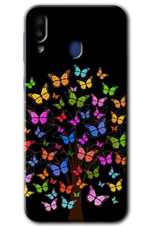 Galaxy M20 Kılıf HD Desen Baskılı Arka Kapak - Cacti Prairies 
