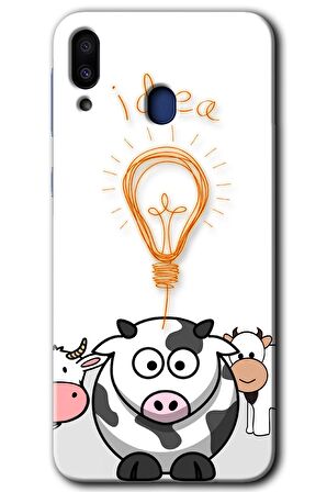 Galaxy M20 Kılıf HD Desen Baskılı Arka Kapak - İdea Lamp 