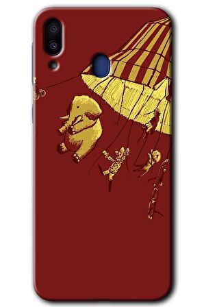 Galaxy M20 Kılıf HD Desen Baskılı Arka Kapak - Zoo 