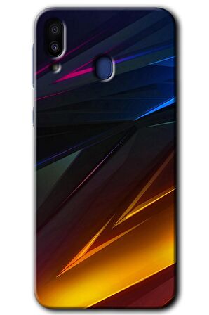 Galaxy M20 Kılıf HD Desen Baskılı Arka Kapak - Stranger Lines 