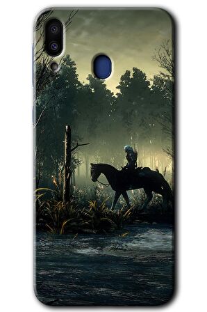 Galaxy M20 Kılıf HD Desen Baskılı Arka Kapak - Savaşçı 