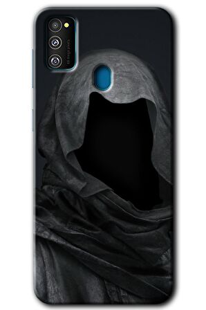 Galaxy M21 Kılıf HD Desen Baskılı Arka Kapak - Death 