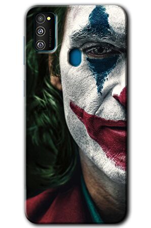 Galaxy M21 Kılıf HD Desen Baskılı Arka Kapak - Joker 