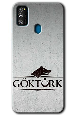 Galaxy M21 Kılıf HD Desen Baskılı Arka Kapak - Göktürk 