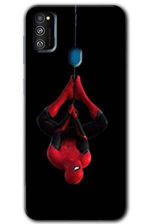 Galaxy M21 Kılıf HD Desen Baskılı Arka Kapak - Örümcek Adam 