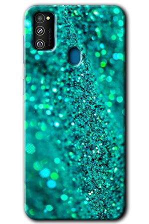 Galaxy M21 Kılıf HD Desen Baskılı Arka Kapak - Diamonds 