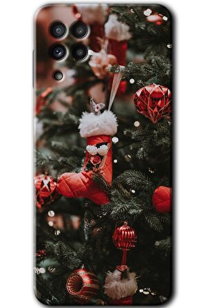 Galaxy M22 Kılıf HD Desen Baskılı Arka Kapak - Happy New Year 