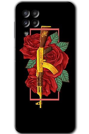 Galaxy M22 Kılıf HD Desen Baskılı Arka Kapak - Bedel 
