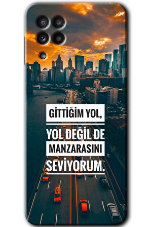 Galaxy M22 Kılıf HD Desen Baskılı Arka Kapak - Manzara Seviyorum 