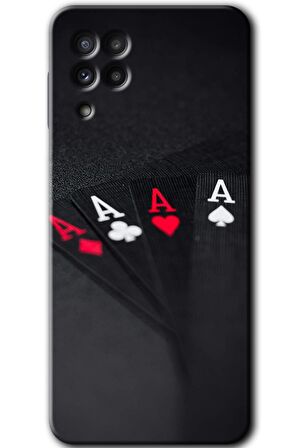 Galaxy M22 Kılıf HD Desen Baskılı Arka Kapak - Full As 
