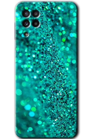 Galaxy M22 Kılıf HD Desen Baskılı Arka Kapak - Diamonds 