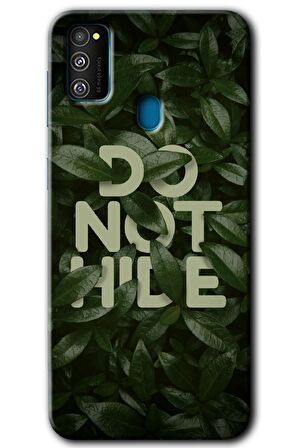 Galaxy M30s Kılıf HD Desen Baskılı Arka Kapak - Do Not Hide 