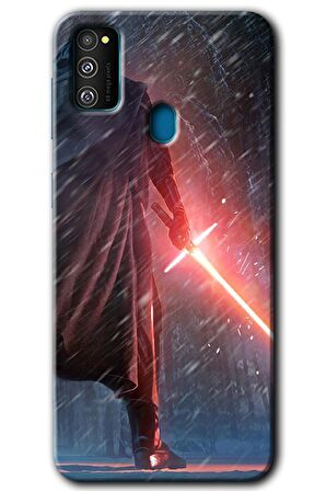 Galaxy M30s Kılıf HD Desen Baskılı Arka Kapak - Kylo Ren 