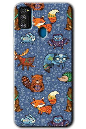 Galaxy M30s Kılıf HD Desen Baskılı Arka Kapak - Animals Funny 