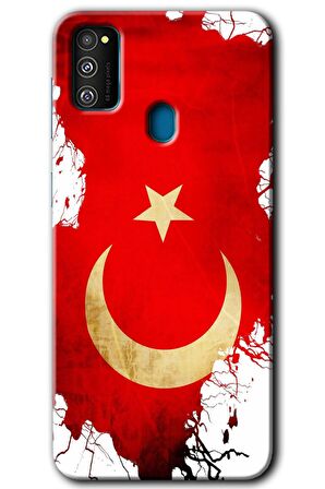 Galaxy M30s Kılıf HD Desen Baskılı Arka Kapak - Türkiyem 