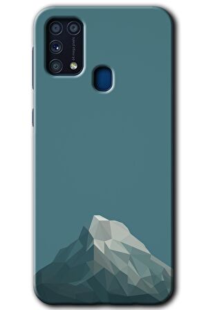Galaxy M31 Kılıf HD Desen Baskılı Arka Kapak - Alone Mountain 