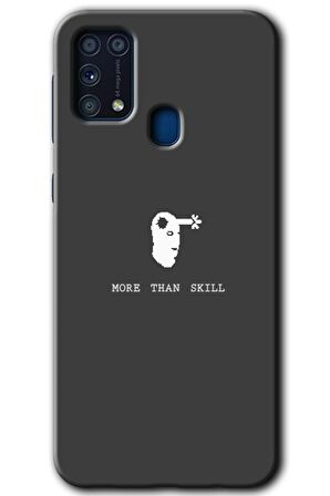 Galaxy M31 Kılıf HD Desen Baskılı Arka Kapak - Headshot 