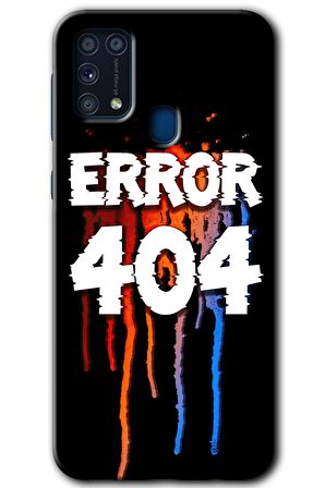 Galaxy M31 Kılıf HD Desen Baskılı Arka Kapak - 404 Error 