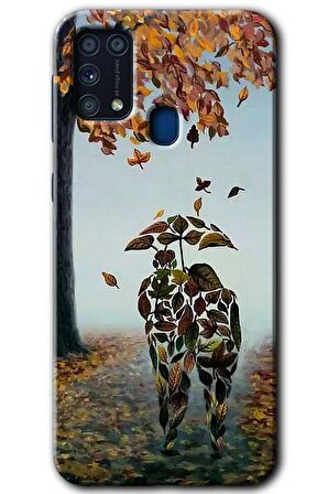 Galaxy M31 Kılıf HD Desen Baskılı Arka Kapak - Doğadan Aşk 