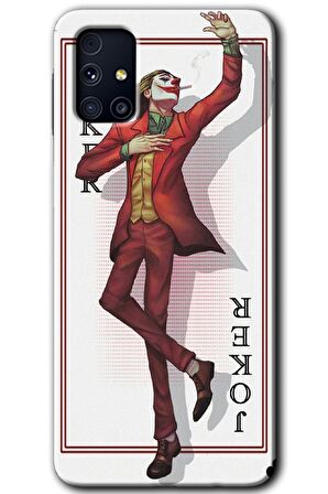 Galaxy M31s Kılıf HD Desen Baskılı Arka Kapak - Joker İskambil 