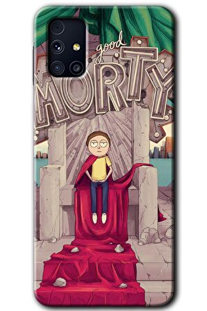 Galaxy M31s Kılıf HD Desen Baskılı Arka Kapak - Morty 