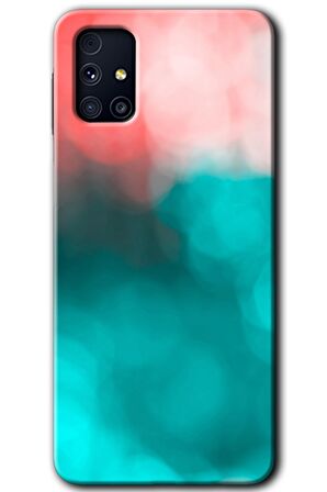 Galaxy M31s Kılıf HD Desen Baskılı Arka Kapak - Flu Işık 