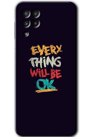 Galaxy M32 Kılıf HD Desen Baskılı Arka Kapak - Everything 