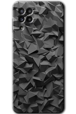 Galaxy M32 Kılıf HD Desen Baskılı Arka Kapak - Dark Broke 
