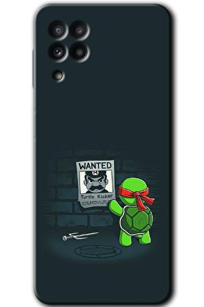 Galaxy M32 Kılıf HD Desen Baskılı Arka Kapak - Kaplumbağa Avcısı 