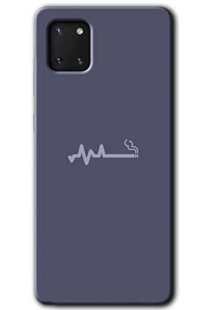 Galaxy Note 10 Lite Kılıf HD Desen Baskılı Arka Kapak - Sigara Zararlıdır 