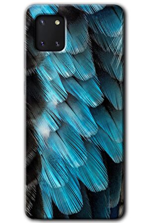 Galaxy Note 10 Lite Kılıf HD Desen Baskılı Arka Kapak - 9D Tüyler 
