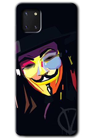 Galaxy Note 10 Lite Kılıf HD Desen Baskılı Arka Kapak - Vendetta 