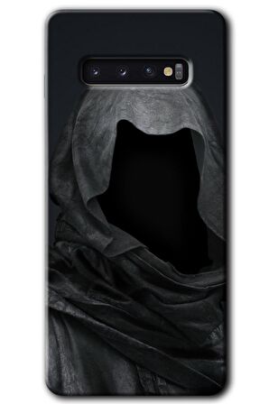 Galaxy S10 Kılıf HD Desen Baskılı Arka Kapak - Death 