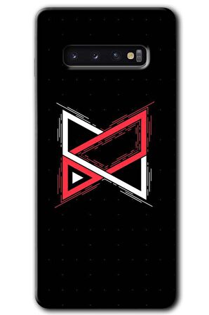 Galaxy S10 Kılıf HD Desen Baskılı Arka Kapak - Kilit 