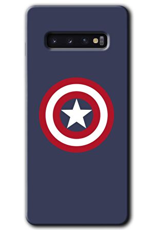 Galaxy S10 Kılıf HD Desen Baskılı Arka Kapak - Captain! 