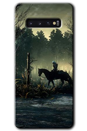 Galaxy S10 Kılıf HD Desen Baskılı Arka Kapak - Savaşçı 