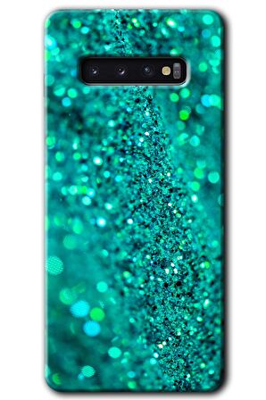 Galaxy S10 Kılıf HD Desen Baskılı Arka Kapak - Diamonds 