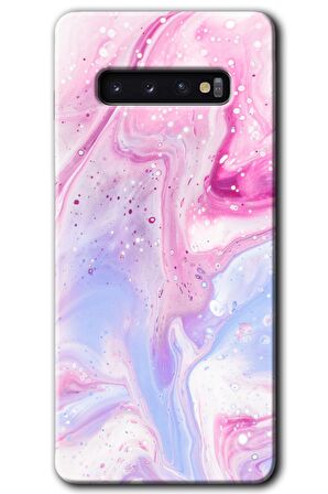 Galaxy S10 Kılıf HD Desen Baskılı Arka Kapak - Kabarmış Leke 
