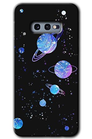 Galaxy S10e Kılıf HD Desen Baskılı Arka Kapak - Samanyolu Galaksi 
