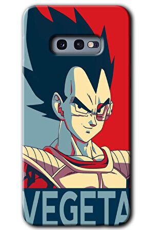 Galaxy S10e Kılıf HD Desen Baskılı Arka Kapak - Vegeta 