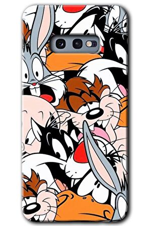 Galaxy S10e Kılıf HD Desen Baskılı Arka Kapak - Karakterler 