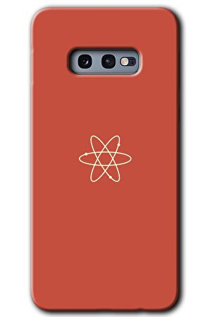 Galaxy S10e Kılıf HD Desen Baskılı Arka Kapak - Atom 